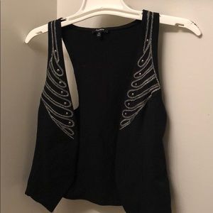 Black vest